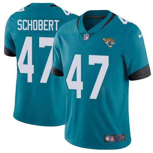 Jacksonville Jaguars #47 Joe Schobert Teal Green Alternate Youth Stitched NFL Vapor Untouchable Limited Jersey->youth nfl jersey->Youth Jersey